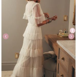 Whimsical white dress